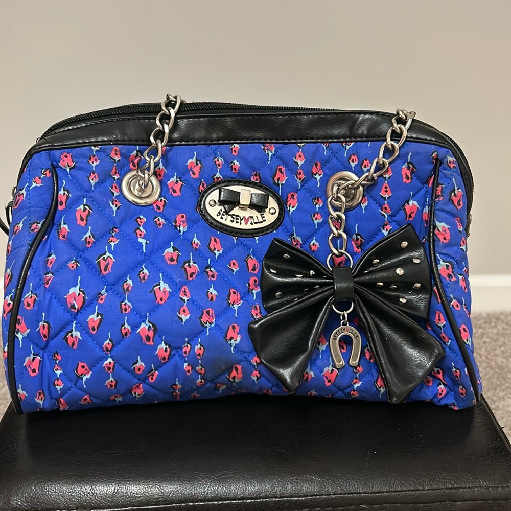 Betsey Johnson printed handbag